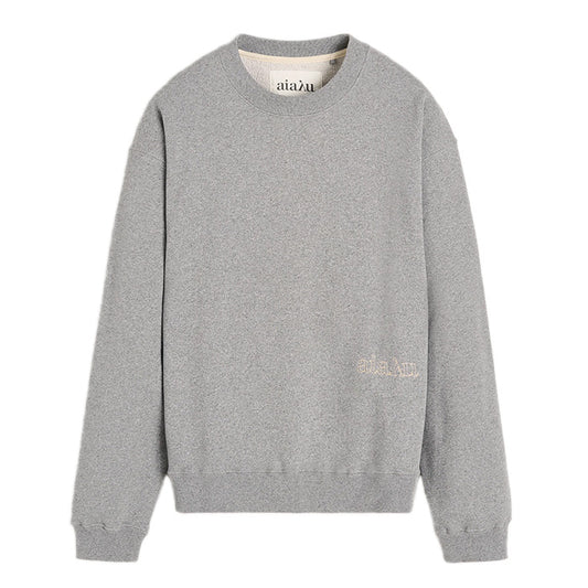 Stitched Circular Sweatshirt | Grey Melange