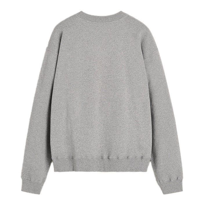 Stitched Circular Sweatshirt | Grey Melange