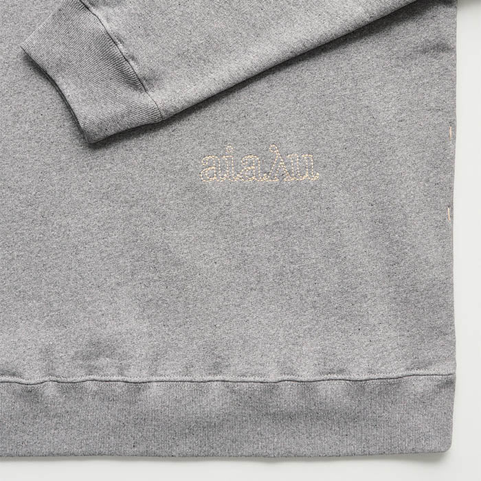 Stitched Circular Sweatshirt | Grey Melange