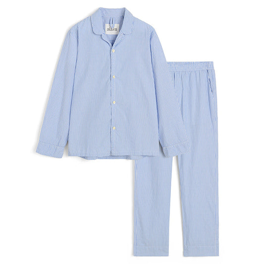 Classic Pyjamas Check | Mix Air Blue