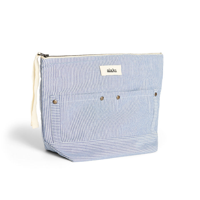 Pouch Pocket Stripe | Mix Blue Boy