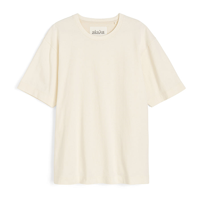 Lui Circular Tee | Pure Ecru