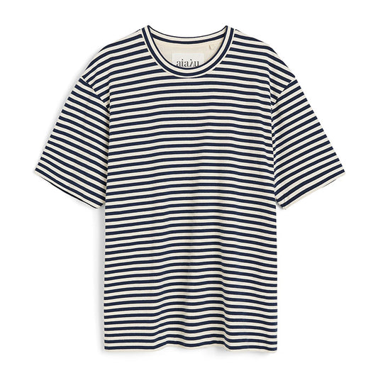 Lui Circular Striped Tee | Mix Night