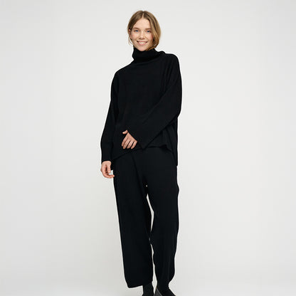 Aster Merino strik | Sort