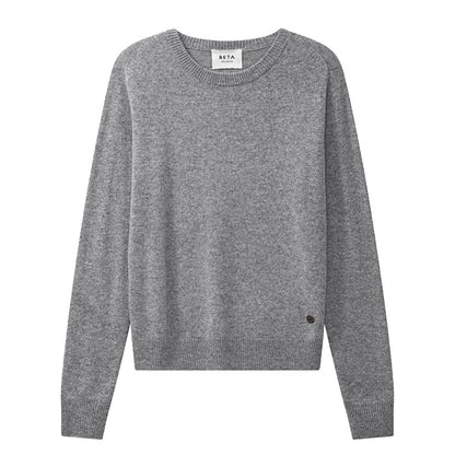 Abbie O-neck | Grey Melange