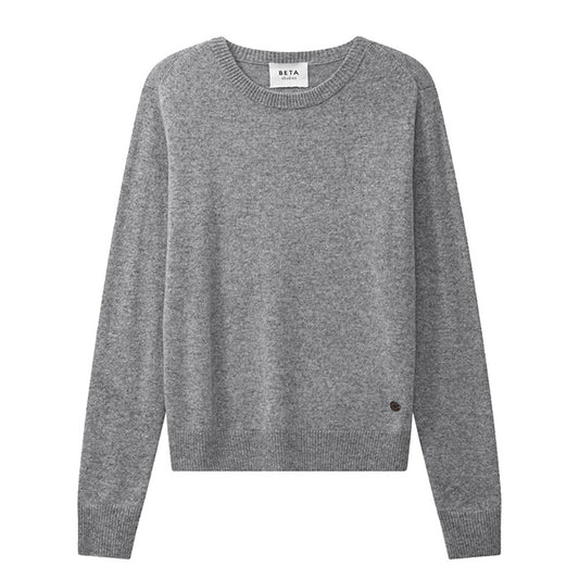 Abbie O-neck | Grey Melange