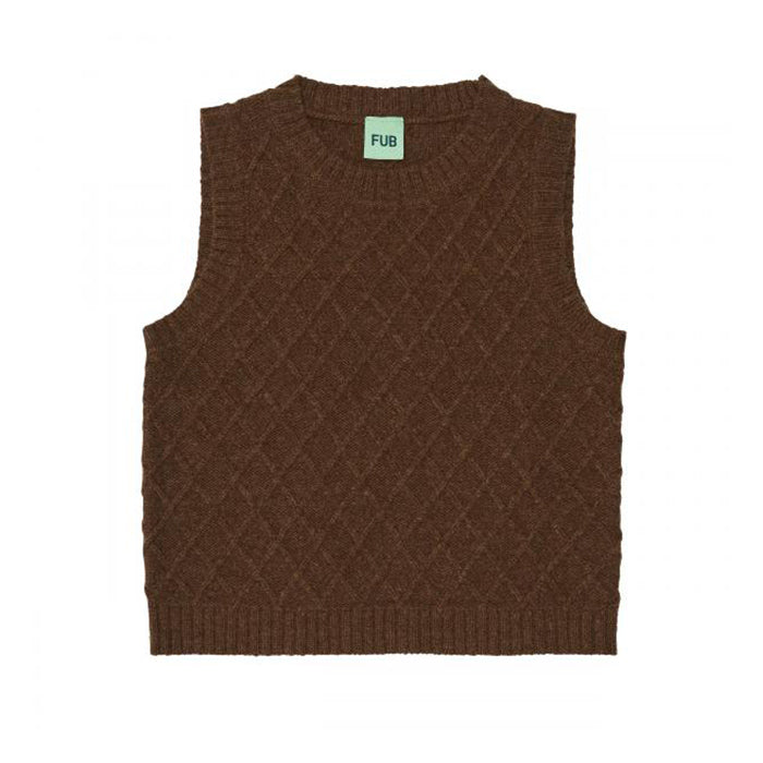 Lambswool vest, Amber