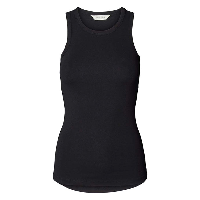 Alberte Cotton Top | Sort