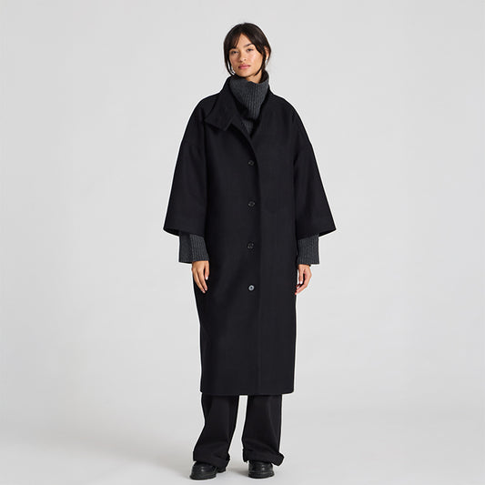 Nete Wool Coat | Sort
