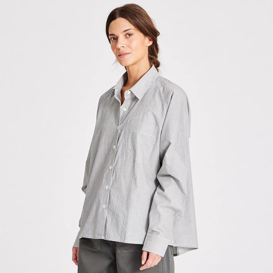 Bella stribet skjorte | Dark Grey