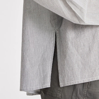 Bella stribet skjorte | Dark Grey