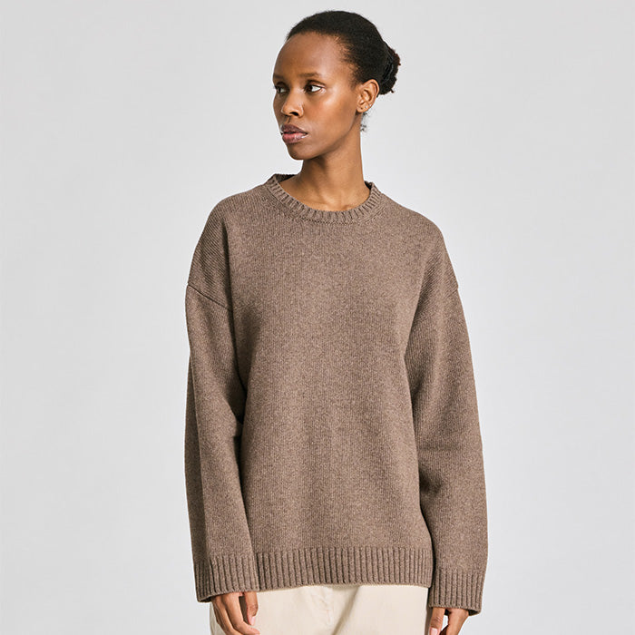 Emely uldstrik | Mole Melange
