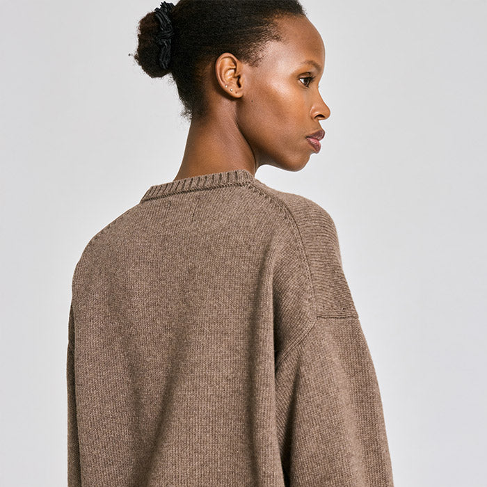 Emely uldstrik | Mole Melange