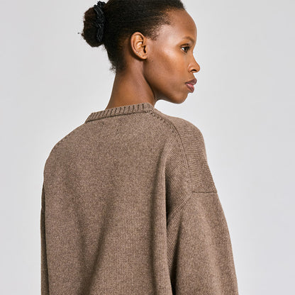 Emely uldstrik | Mole Melange