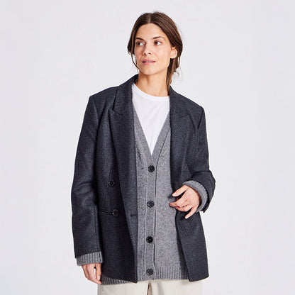 Josephine uldblazer | Dark Grey Melange