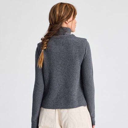 Hedvig uldvest | Grafitti Grey