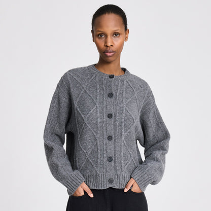 Cornelia Cardigan | Grafitti Grey