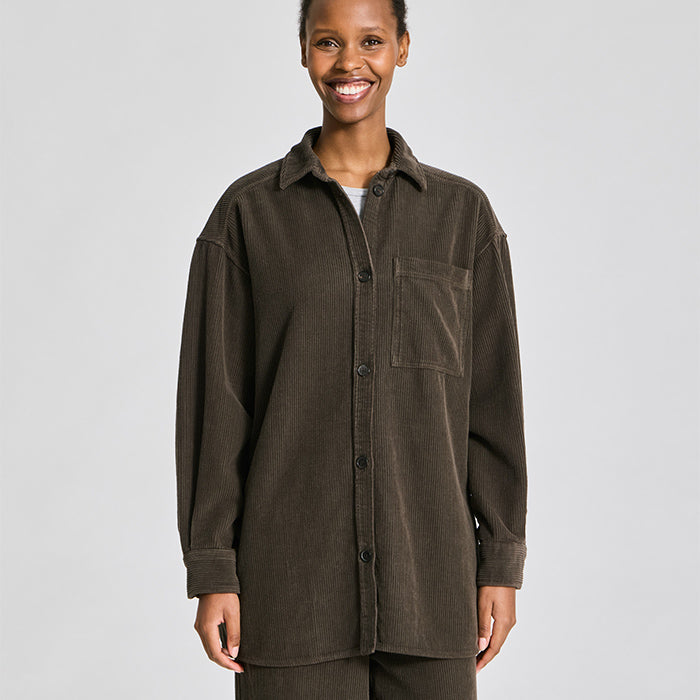 Else fløjlsskjorte | Black Olive