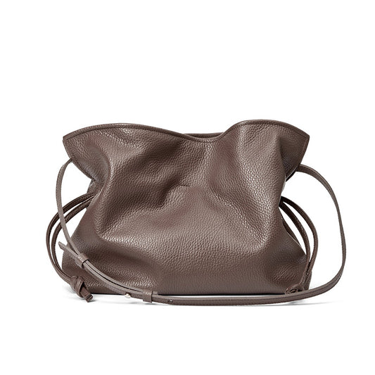 Camilla bag leather L | Cacao