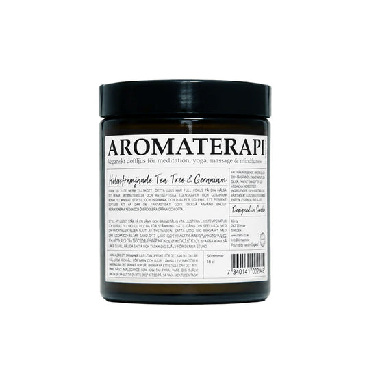 Aromaterapi duftlys | Tea Tree & Geranium