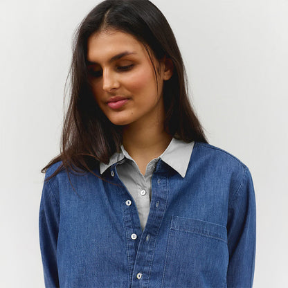 Molly skjorte | Lys denim