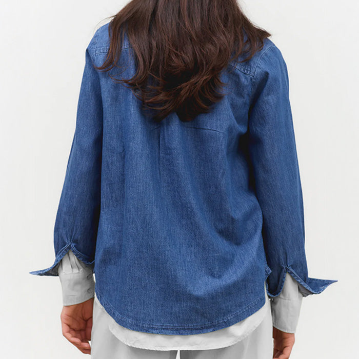 Molly skjorte | Lys denim