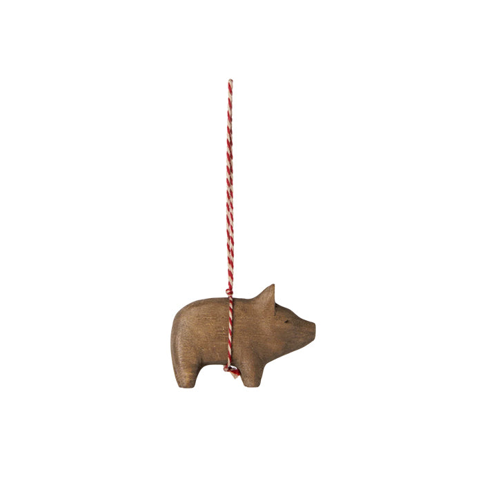 Træ ornament | Natur gris