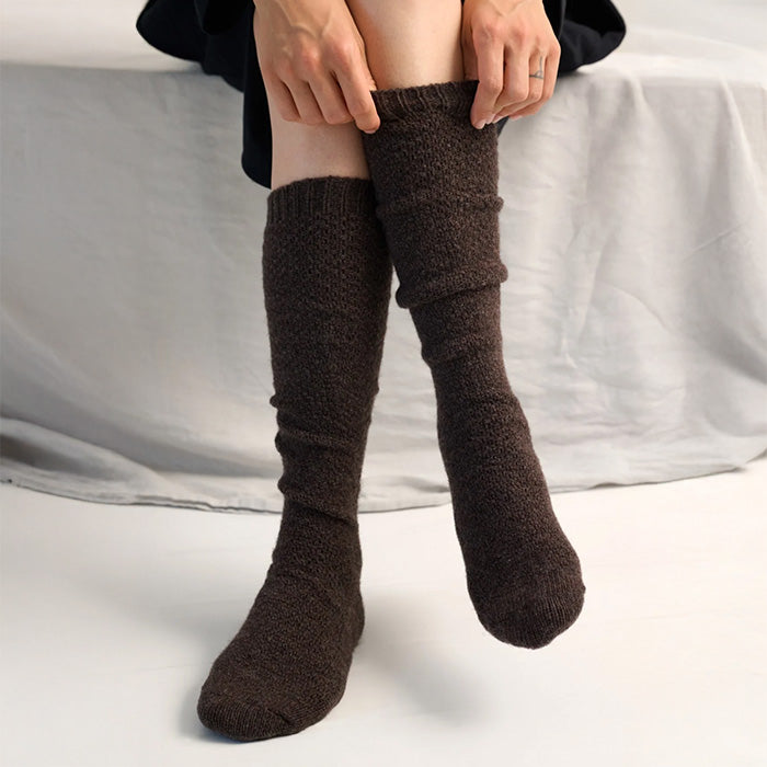 Pearly sokker | Brown Melange