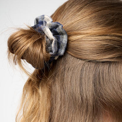 Scrunchie, Blue Check