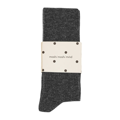 Woollie strømper | Charcoal Melange
