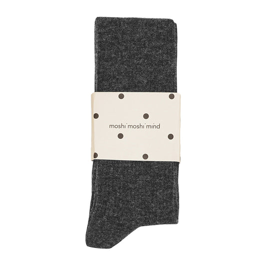 Woollie strømper | Charcoal Melange