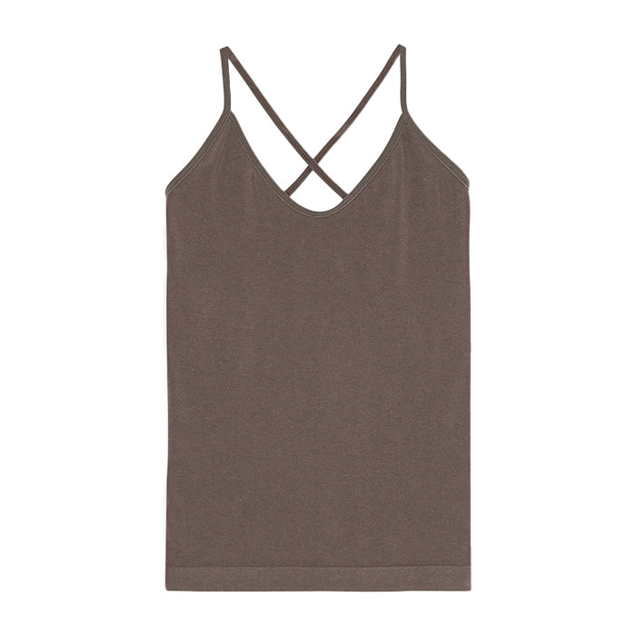 Stretch Top | Stone Brown