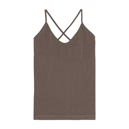Stretch Top | Stone Brown