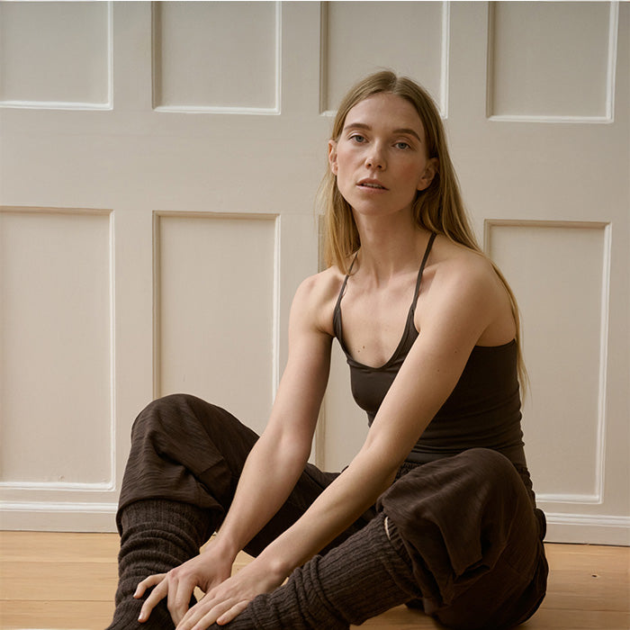 Stretch Top | Stone Brown