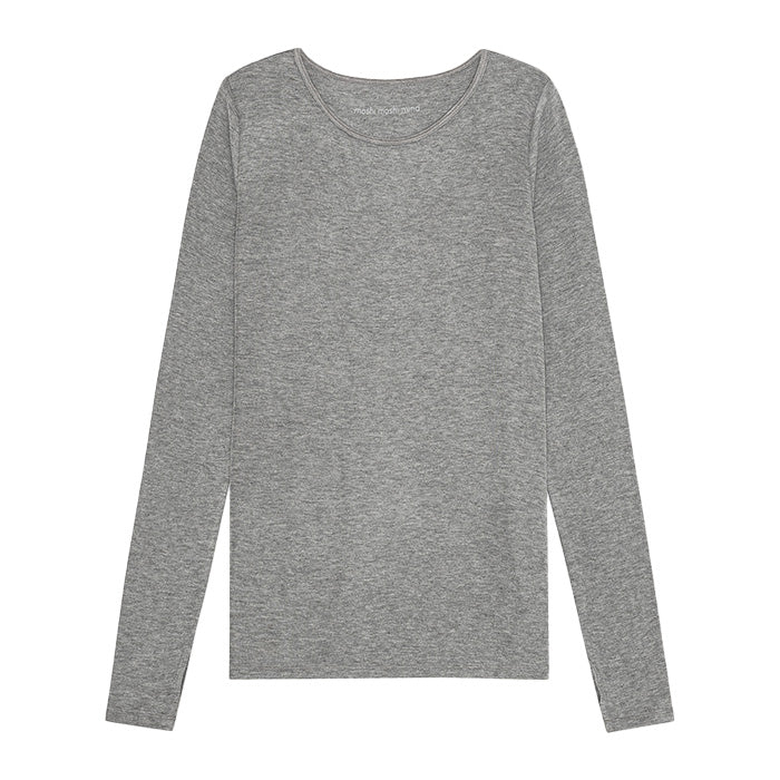 Evermore bluse | Grey Melange