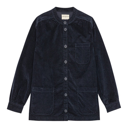 Tales fløjlskjorte | Dark Navy