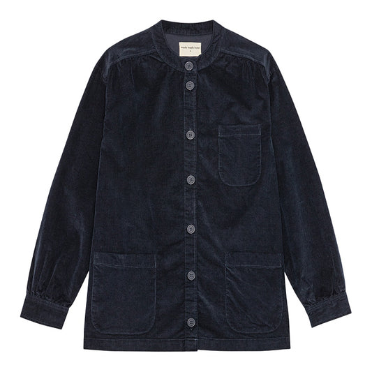 Tales fløjlskjorte | Dark Navy