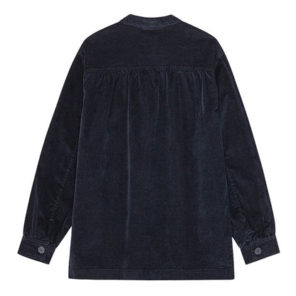 Tales fløjlskjorte | Dark Navy