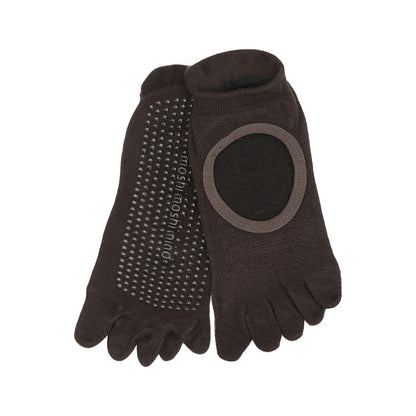 Anti-slip tåstrømper | Dark Brown