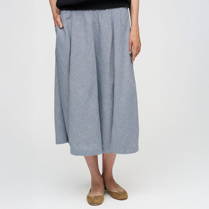 Pin Stripe nederdel | Sea blue