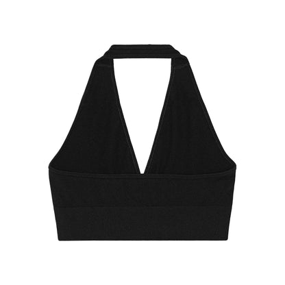 Halter Bra | Sort