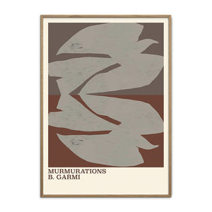 Murmurations Brown, 50x70