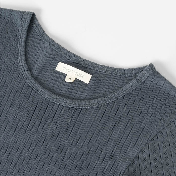 Gertrud T-Shirt, Steel Grey