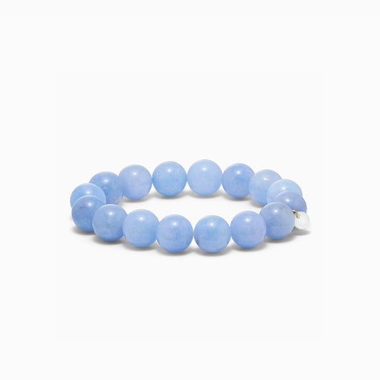 Chunky krystal armbånd | Akvamarin