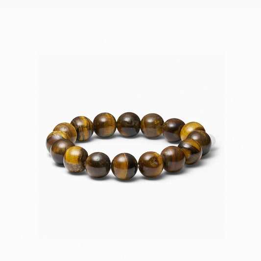 Chunky krystal armbånd | Tiger Eye