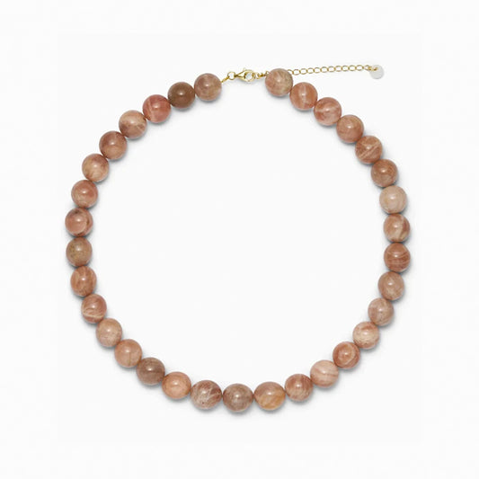 Chunky krystal halskæde | Faro Sunstone