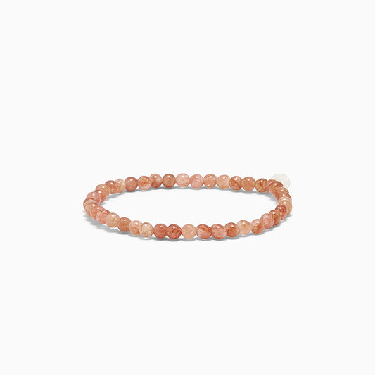 Krystal armbånd 4mm | Sunstone