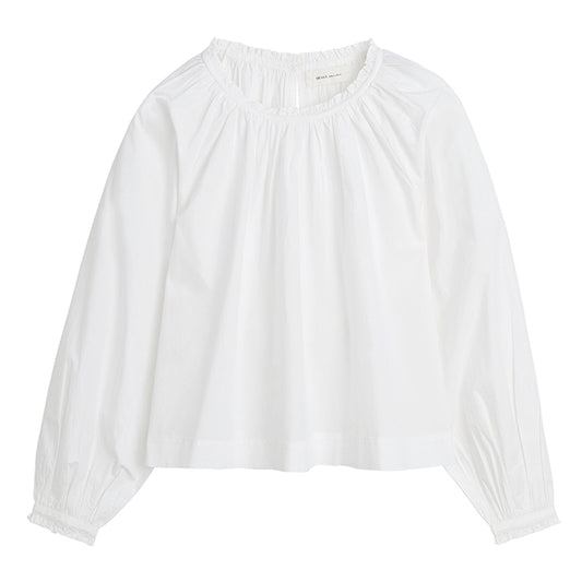 Carrie Blouse | Optic White
