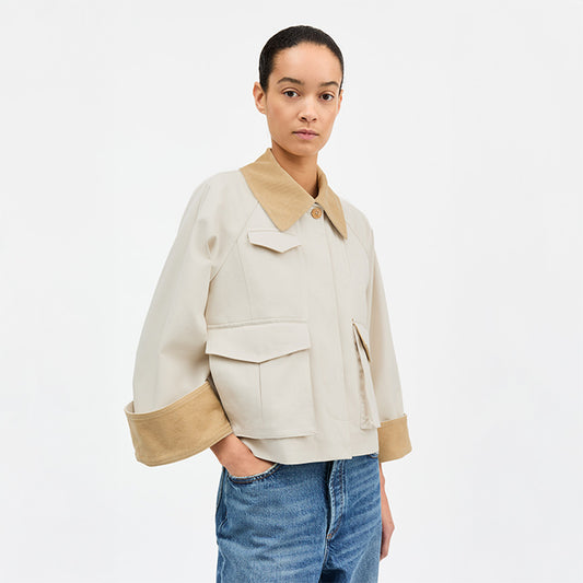 Gaby Summer City jakke | Dusty White