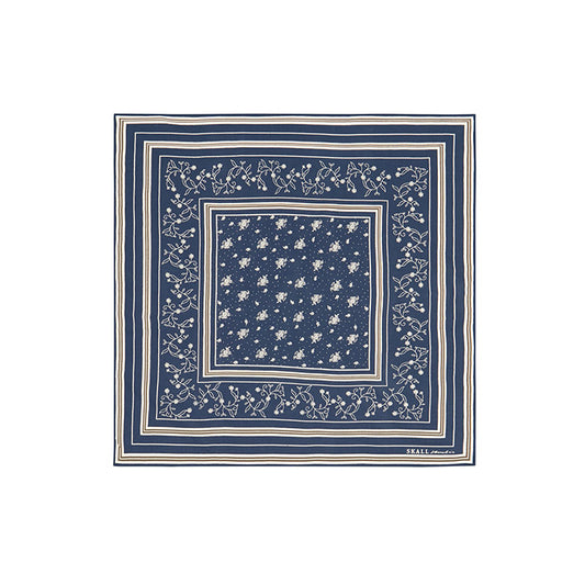 Classic scarf 55x55 | Dark navy